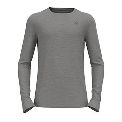 Majica Merino 200 Crew Neck Base Layer LS odlo steel grey melange