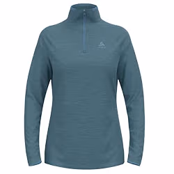 Felpa Odlo Thermal Essential Mid 1/2 zip donna