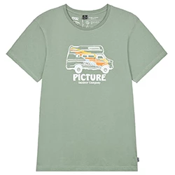 T-shirt Custom Van Tee SS green spray