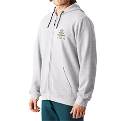Hoody Ouvea Zip grey melange