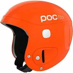 POCito Skull casco orange fluo bimbi