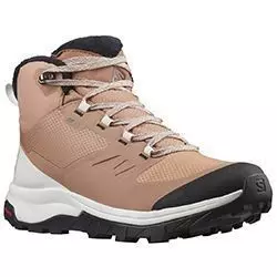 Pantofi Outsnap ClimaSalomon™ Waterproof mocha/vanilla/black femei