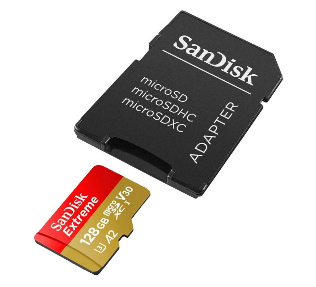 Memóriakártya Sandisk Extreme microSD 128GB