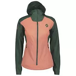 Jacket Exploreair Light green/pink women's