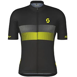 Majica RC Team 10 black/sulphur yellow