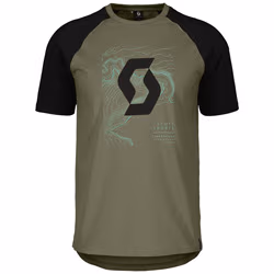 T-shirt Icon Raglan SS hay green/black