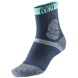Čarape Trail Protect grey/turquoise ženske