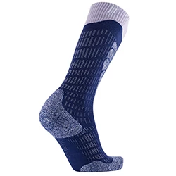 Ski socks Ski Merino purple/blue ženske