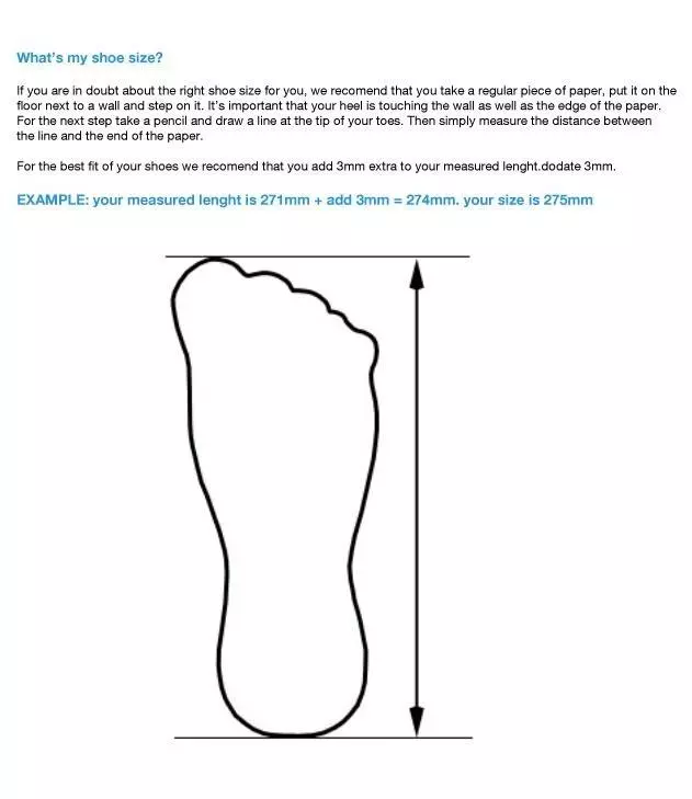 Tecnica Boots Size Chart