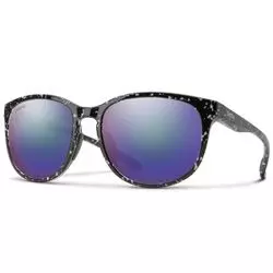 Sunglasses Lake Shasta black marble/polarized violet mirror women's
