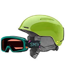 Helmet set Glide JR + goggles Rascal 2023 green kid's