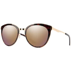 Sunglasses Somerset tortoise/polarized rose gold mirror women's