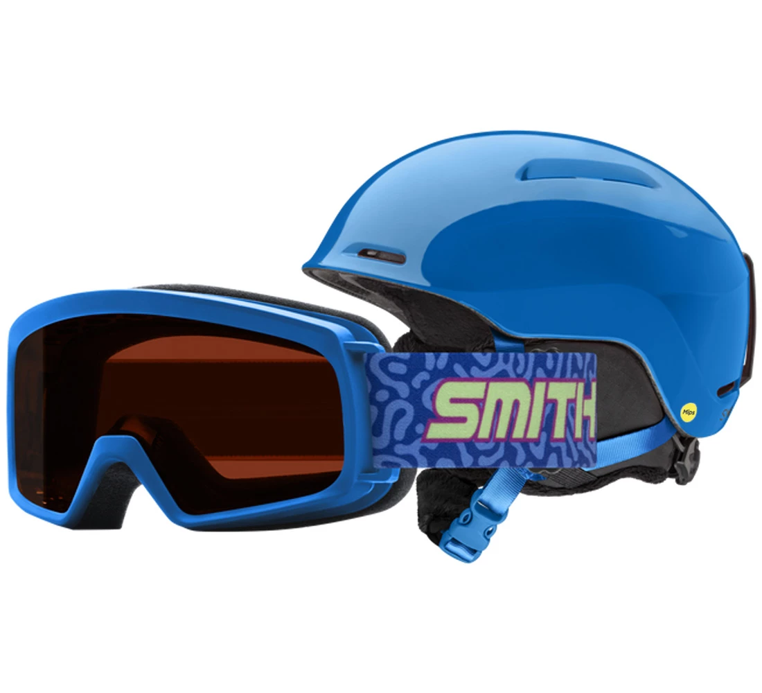 Casca set Smith Glide JR + ochelari Snowday copii