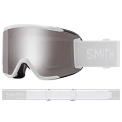 Goggles Squad S 2024 white vapor/sun platinum mirror + gratis lens women's