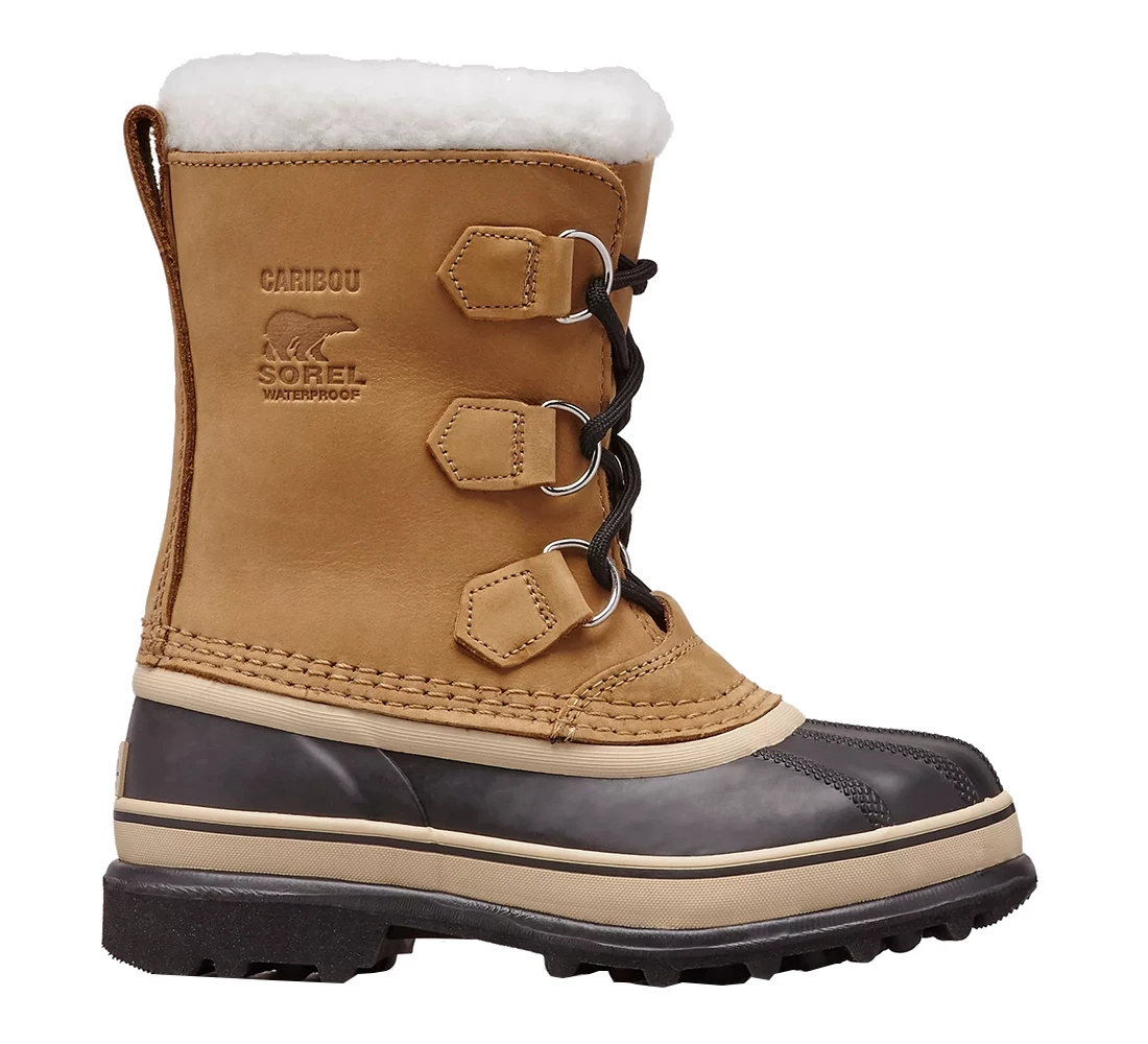 Téli csizma Sorel Youth Caribou buff NEW gyermek