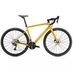 Test gravel bike Diverge Sport Carbon 52 2021 yellow women's
