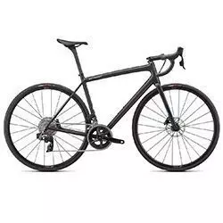 Test road bike Aethos Comp 56 2023 carbon/teal tint
