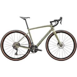 Test gravel bicicleta Diverge Sport Carbon 49 2024 metallic spruce/spruce femei