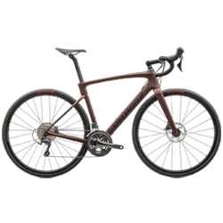 Bicicleta de sosea Roubaix SL8 2024 rusted red/obsidian