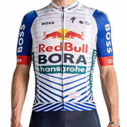 Maglia Red Bull Bora Hansgrohe Team Replica white dynamic blue