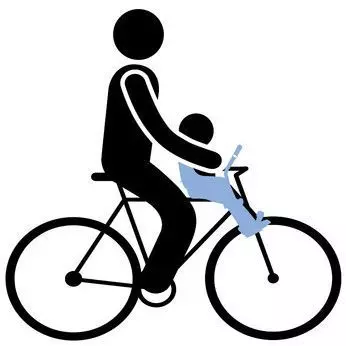 Baby bike seat Thule Yepp Nexxt Mini black