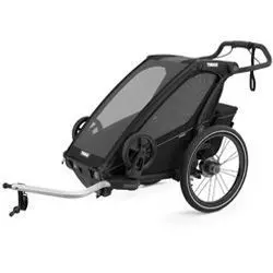 Otroška prikolica Chariot Sport 1 black new