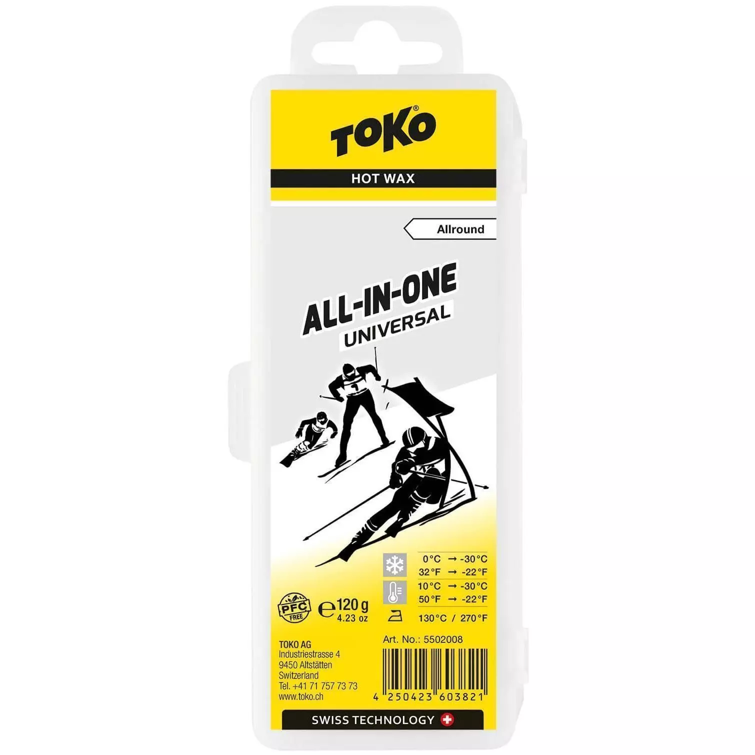 Toko Nonfluoro All-in-one 120g Hot Wax
