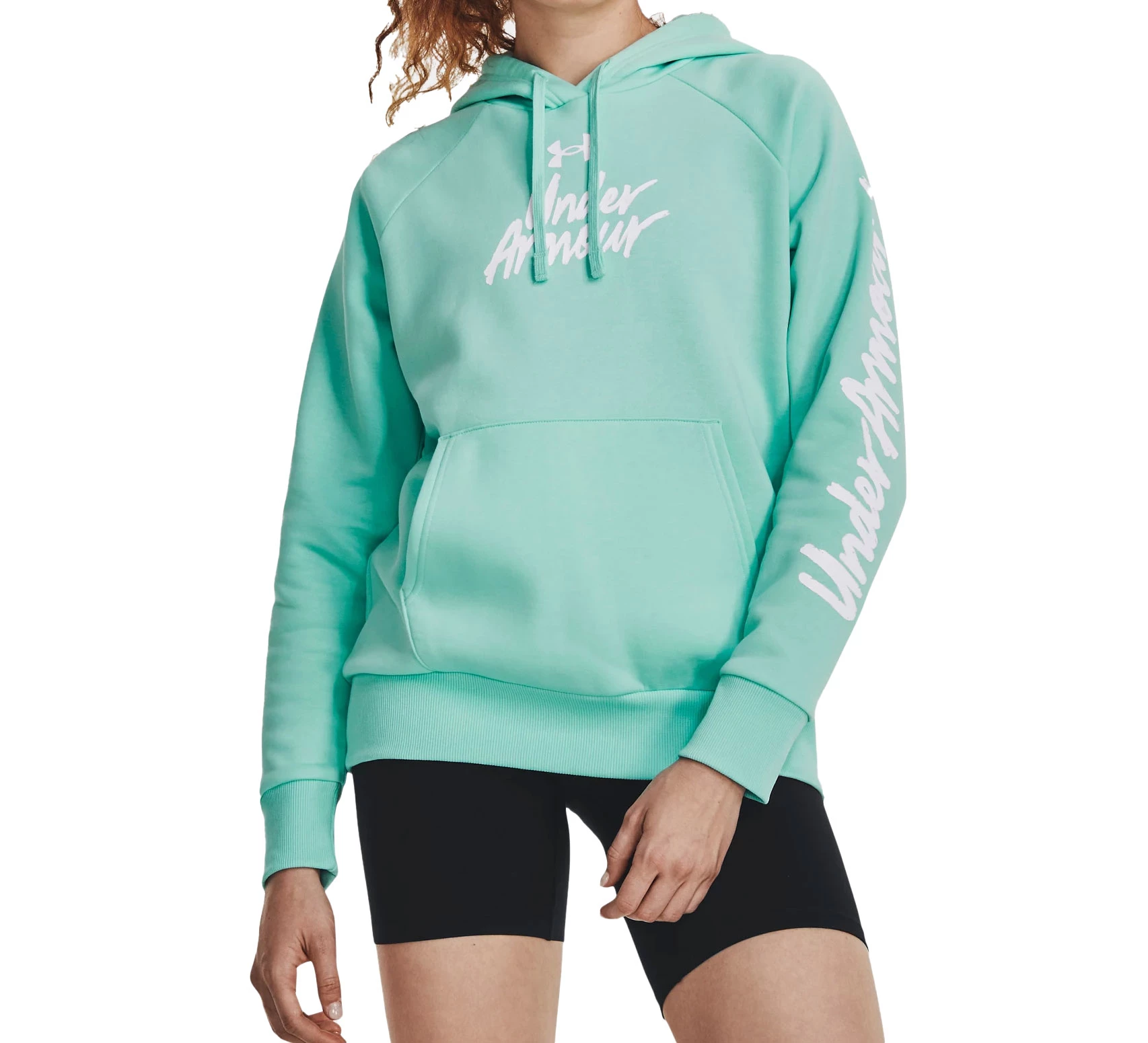 Girls hoody Under Armour Rival Fleece Graphite