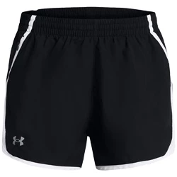 Shorts Fly By 3" black/white women's