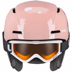 Kid\'s ski Helmet & Goggles set Uvex Viti + Uvex Speedy Pro