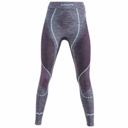 Pants Ambityon UW Long black melange/pink/aqua women's