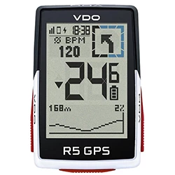 Cycling computer R5 GPS top mount