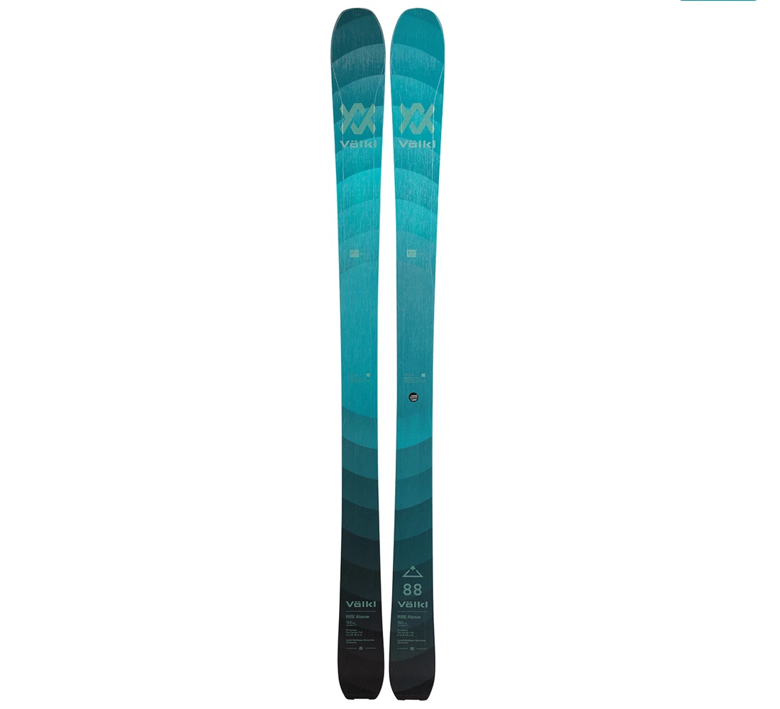 Skis set Rise Above 88 + bindings Marker Alpinist 10 + skins
