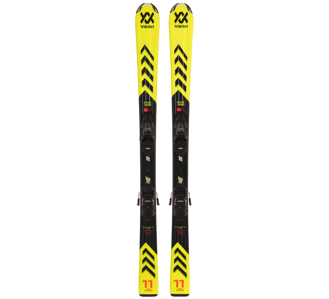 Skis Racetiger JR+ bindings vMotion 4.5